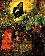 Theodore   Gericault l' assomption de la vierge Sweden oil painting artist